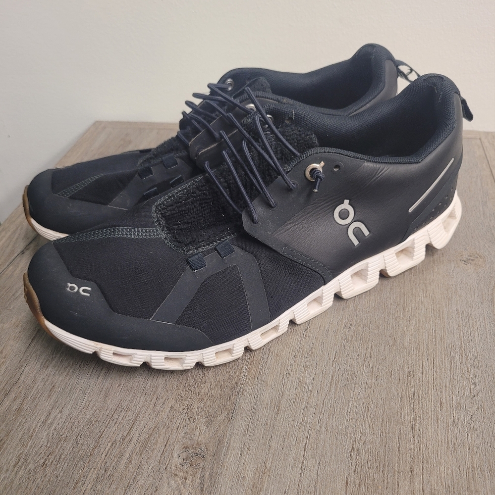 On Cloud Black Terry womens Tennis Sneaker Running Shoe size 10
